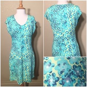 Title 9 Cap Sleeve Floral Print Dress